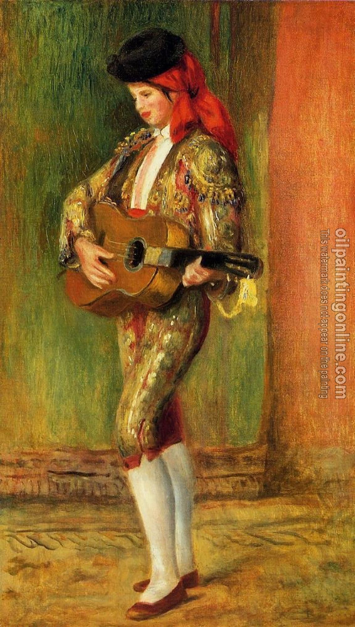 Renoir, Pierre Auguste - Young Guitarist Standing